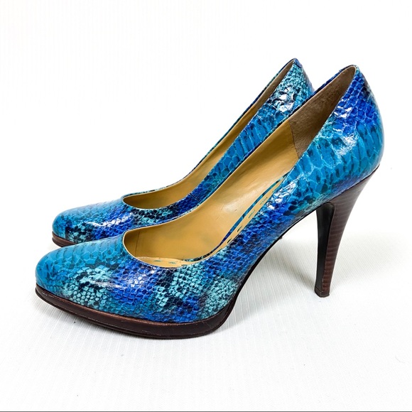 Nine West Shoes - Nine West Rocha Snake Print Heels